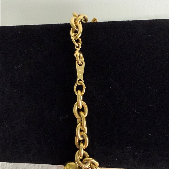 Avon Gold Heart Charm Bracelet - Picture 6 of 8